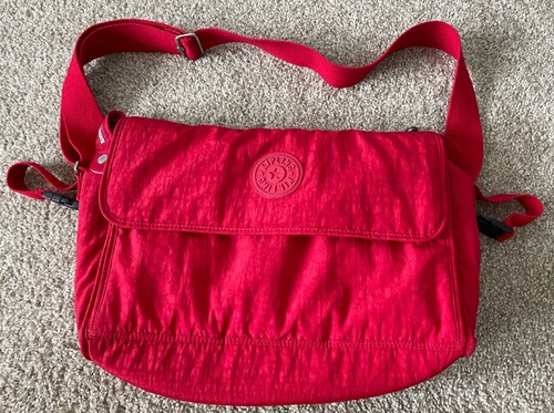 Kipling large red shoulder - kipling,