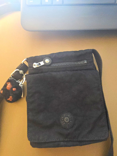 Kipling black nylon small - kipling,