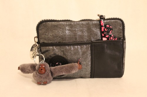 Kipling silver wallet - silver, with